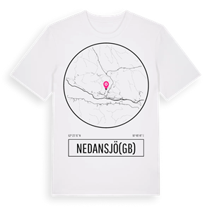 Nedansjö(gb) t-shirt – ekologisk bomull t-shirt från Pinshirt