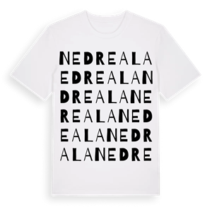 Nedre Ala ordlek t-shirt – ekologisk bomull t-shirt från Pinshirt
