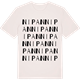 Vintage White t-shirt med Nipan ordlek t-shirt