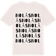 Vintage White t-shirt med Nolås ordlek t-shirt