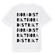 Nora distrikt ordlek t-shirt