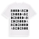 Nordanede ordlek t-shirt
