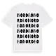 White t-shirt med Nordbo ordlek t-shirt