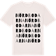 Vintage White t-shirt med Nördbodarna ordlek t-shirt