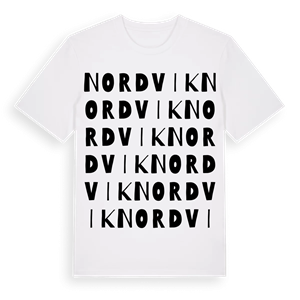 Nordvik ordlek t-shirt – ekologisk bomull t-shirt från Pinshirt