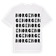 Norge ordlek t-shirt