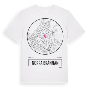 Norra Brännan t-shirt – ekologisk bomull t-shirt från Pinshirt