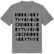 Mid Heather Gray t-shirt med Norra Grytmyrhöjden ordlek t-shirt