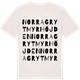 Vintage White t-shirt med Norra Grytmyrhöjden ordlek t-shirt