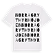 Norra Grytmyrhöjden ordlek t-shirt