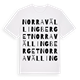 Norra Vällingberget ordlek t-shirt