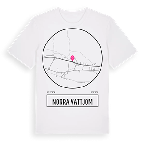Norra Vattjom t-shirt – ekologisk bomull t-shirt från Pinshirt