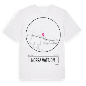 Norra Vattjom t-shirt – ekologisk bomull t-shirt från Pinshirt