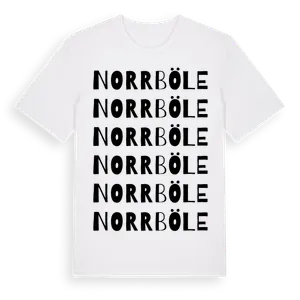 Norrböle ordlek t-shirt – ekologisk bomull t-shirt från Pinshirt