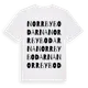White t-shirt med Norrbybodarna ordlek t-shirt