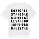 Norrgällstabodarna ordlek t-shirt