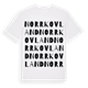Norrkovland ordlek t-shirt