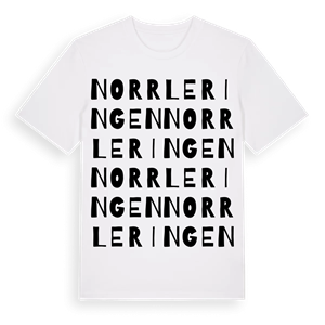 Norrleringen ordlek t-shirt – ekologisk bomull t-shirt från Pinshirt