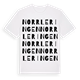 Norrleringen ordlek t-shirt