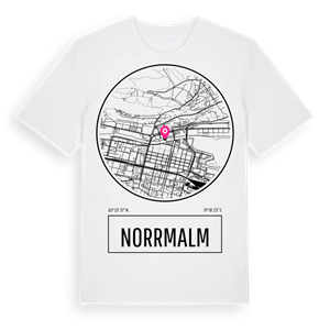 Norrmalm t-shirt – ekologisk bomull t-shirt från Pinshirt