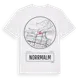 White t-shirt med Norrmalm t-shirt