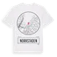 White t-shirt med Norrstaden t-shirt
