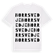 Norrsvedje ordlek t-shirt