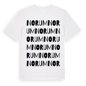 Norum ordlek t-shirt – ekologisk bomull t-shirt från Pinshirt