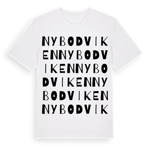 Nybodviken ordlek t-shirt – ekologisk bomull t-shirt från Pinshirt