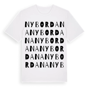 Nybordana ordlek t-shirt – ekologisk bomull t-shirt från Pinshirt