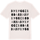 Vintage White t-shirt med Nybyggebodarna ordlek t-shirt