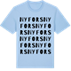 Blue Soul t-shirt med Nyfors ordlek t-shirt