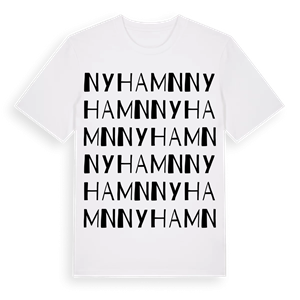 Nyhamn ordlek t-shirt – ekologisk bomull t-shirt från Pinshirt