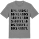 Mid Heather Gray t-shirt med Nylandsån ordlek t-shirt