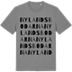 Mid Heather Gray t-shirt med Nylandsbodarna ordlek t-shirt