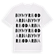 Nymyrbodarna ordlek t-shirt