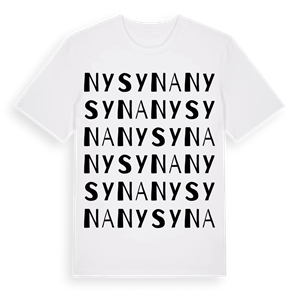 Nysyna ordlek t-shirt – ekologisk bomull t-shirt från Pinshirt