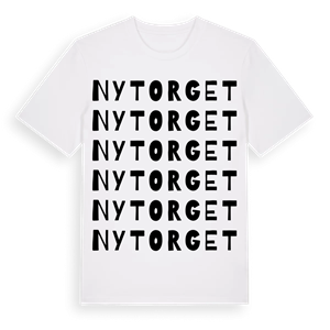Nytorget ordlek t-shirt – ekologisk bomull t-shirt från Pinshirt