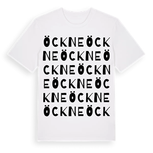 Öckne ordlek t-shirt – ekologisk bomull t-shirt från Pinshirt