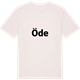 Vintage White t-shirt med Öde fetstil t-shirt