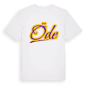 Öde baseball t-shirt – ekologisk bomull t-shirt från Pinshirt
