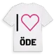 Jag älskar Öde t-shirt stort tryck