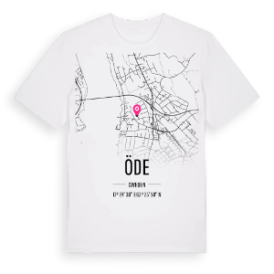 Öde karta t-shirt – ekologisk bomull t-shirt från Pinshirt