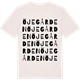 Vintage White t-shirt med Öjegården ordlek t-shirt