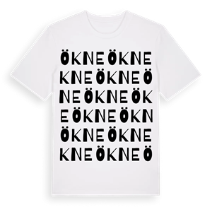 Ökne ordlek t-shirt – ekologisk bomull t-shirt från Pinshirt
