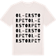 Vintage White t-shirt med Ol-Erstorpet ordlek t-shirt