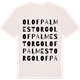 Vintage White t-shirt med Olof Palmes torg ordlek t-shirt