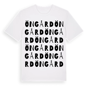 Öngård ordlek t-shirt – ekologisk bomull t-shirt från Pinshirt