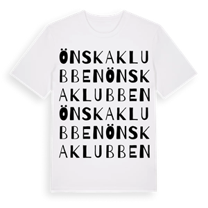 Önskaklubben ordlek t-shirt – ekologisk bomull t-shirt från Pinshirt