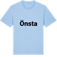 Blue Soul t-shirt med Önsta fetstil t-shirt